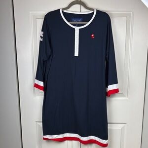 Section 119 Grateful Dead Dancing Bear Henley Dress - Size XL